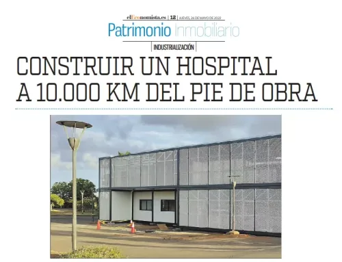 Artículo ‘el Economista.es’: Construir un hospital a 10.000km del pie de obra